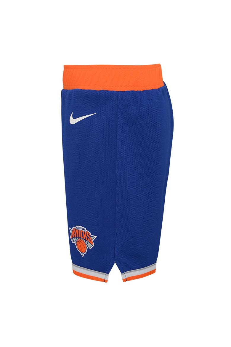 Preschool Nike Blue New York Knicks Icon Replica Shorts, Alternate, color, Blue