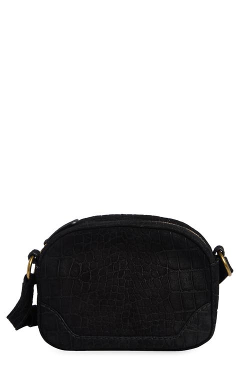 Melissa Croc Embossed Camera Bag