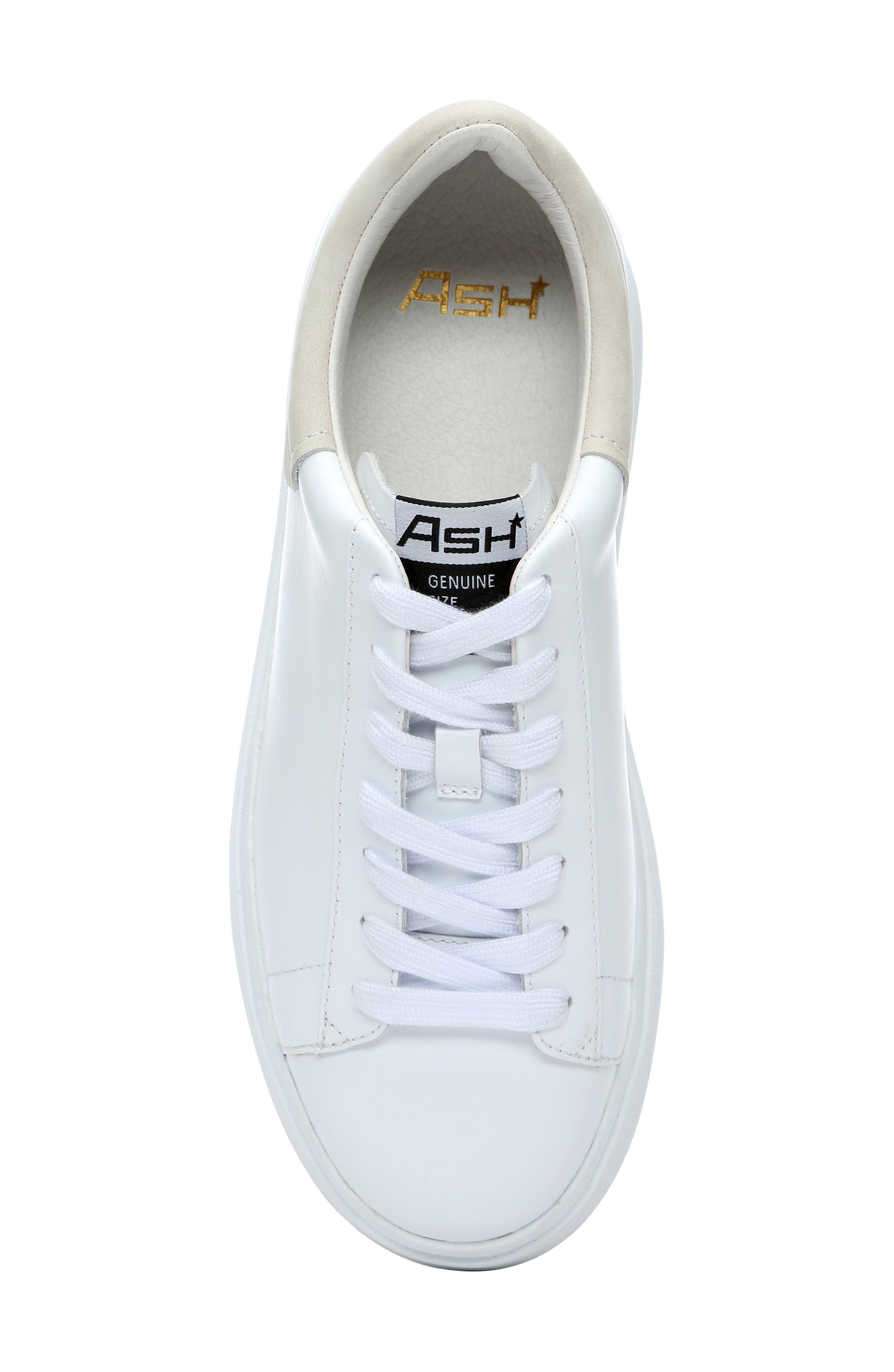 Ash Moby Platform Sneaker, Alternate, color, White/ Eggnog