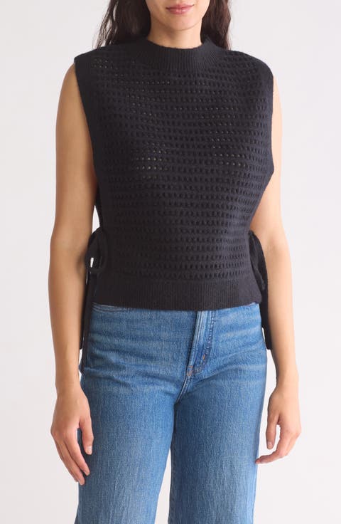 Mock Neck Sweater Vest