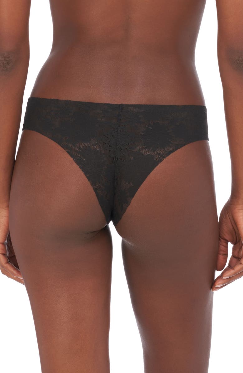 Natori Levitate Tanga, Alternate, color, Black