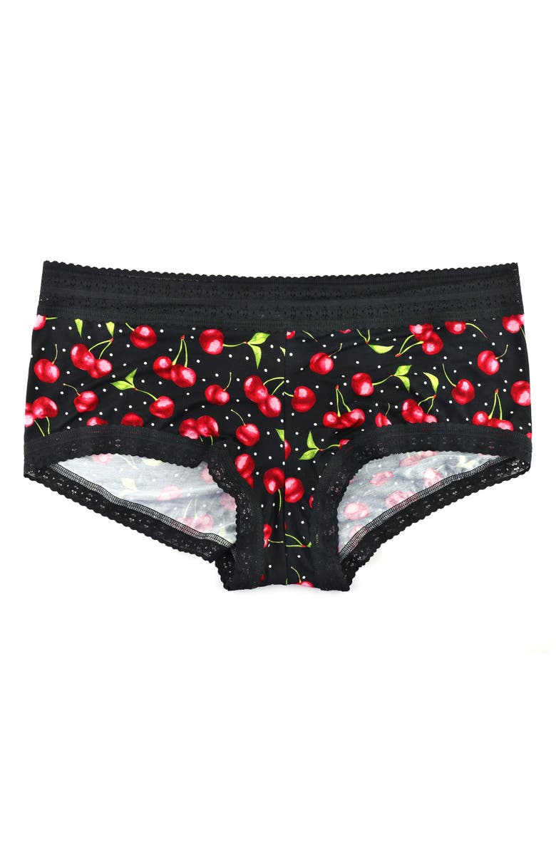 Hanky Panky Print DreamEase<sup>®</sup> Boyshorts, Alternate, color, Cherry Bomb