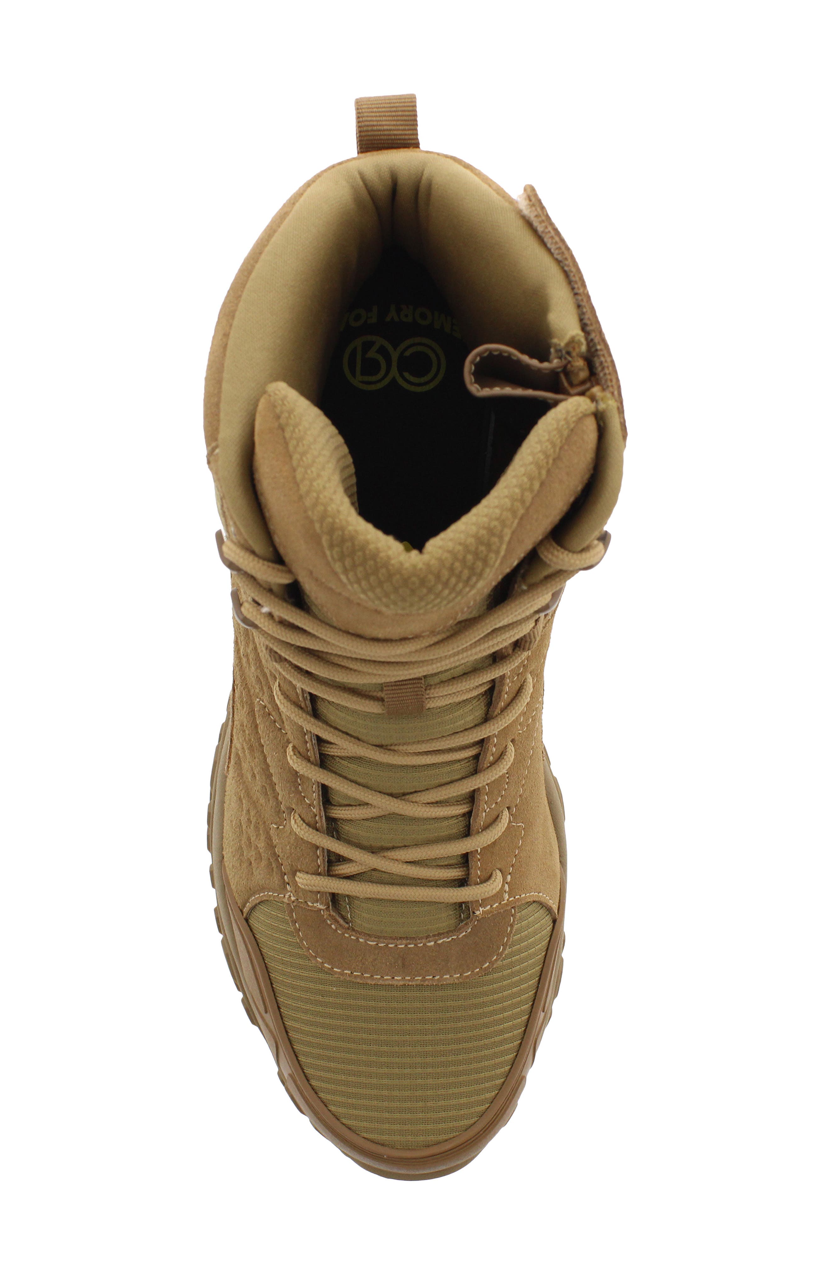 Tactie LE Leather Combat Boot, Alternate, color, COYOTE