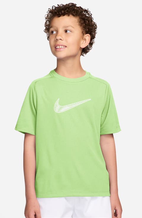 Kids' Dri-FIT Swoosh Graphic T-Shirt (Big Kid)