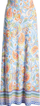 Vince Camuto Print Maxi Skirt