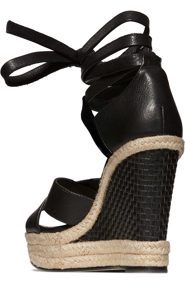 PAIGE Talia Wedge Ankle Wrap Sandal, Alternate, color,