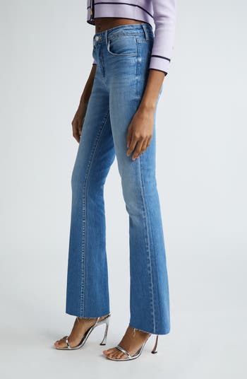 Ruth Raw Hem Straight Leg Jeans