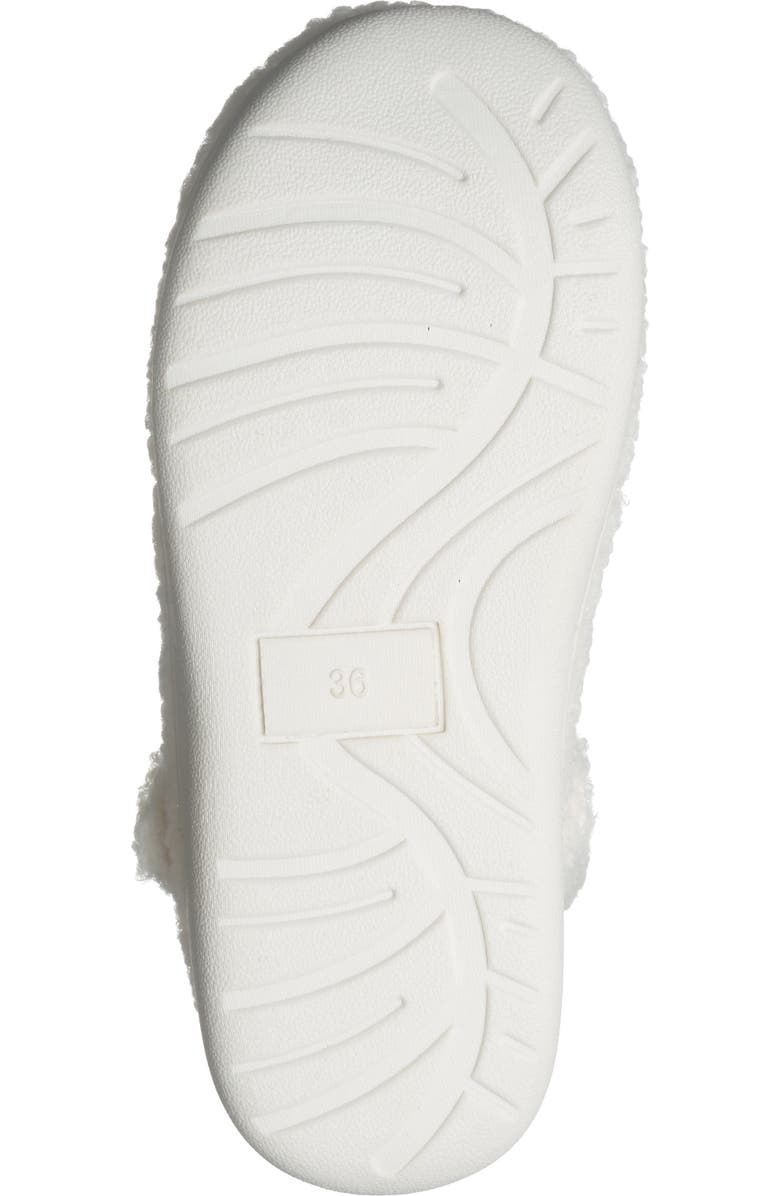 Børn Convertible Faux Shearling Slipper, Alternate, color, Cream