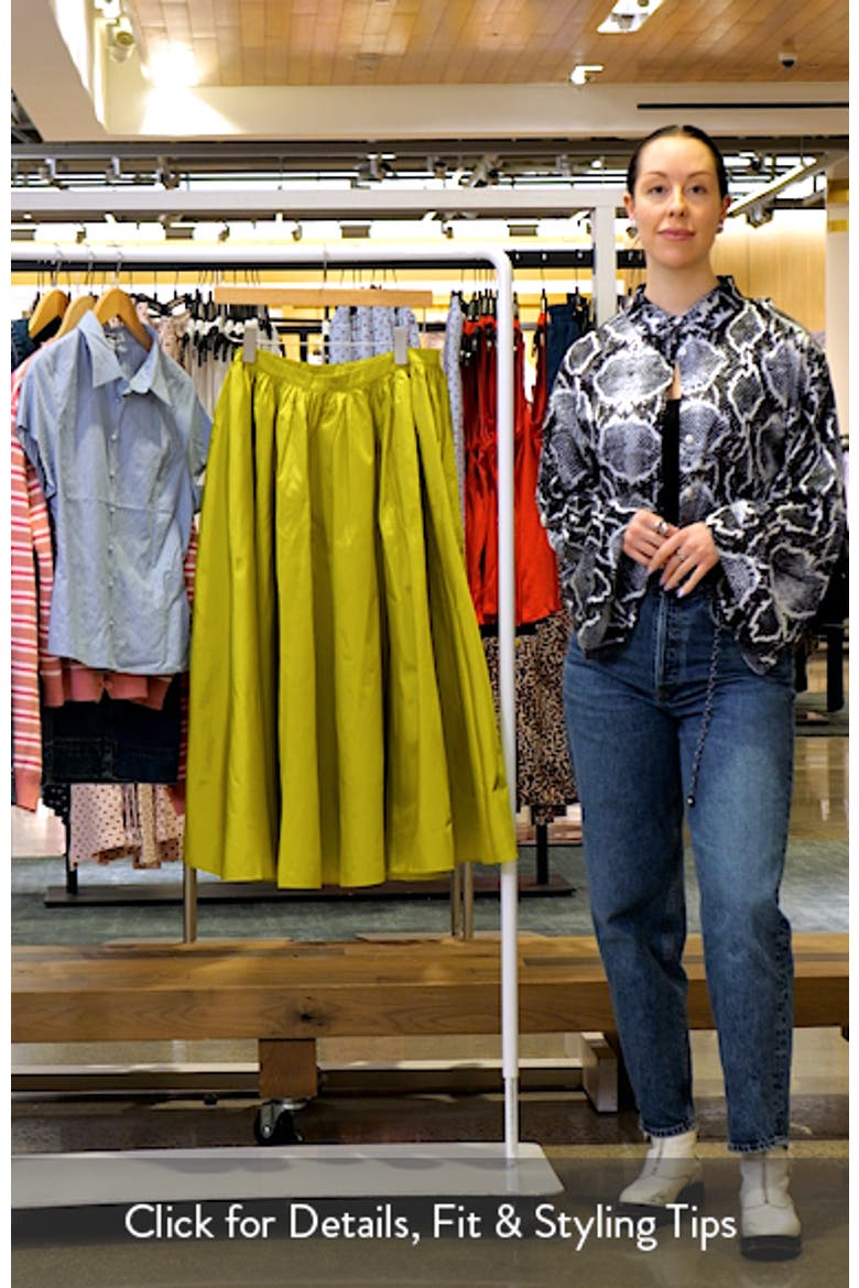 Ayla Pleated Midi Skirt video