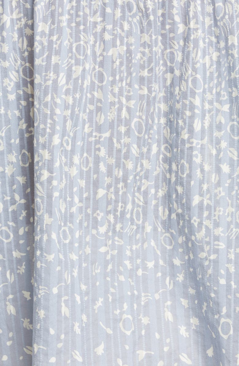 THE GREAT. The Folk Floral Print Top, Alternate, color,