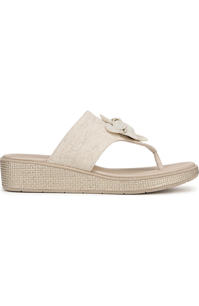 LifeStride Bloom Wedge Sandal, Alternate, color, Natural