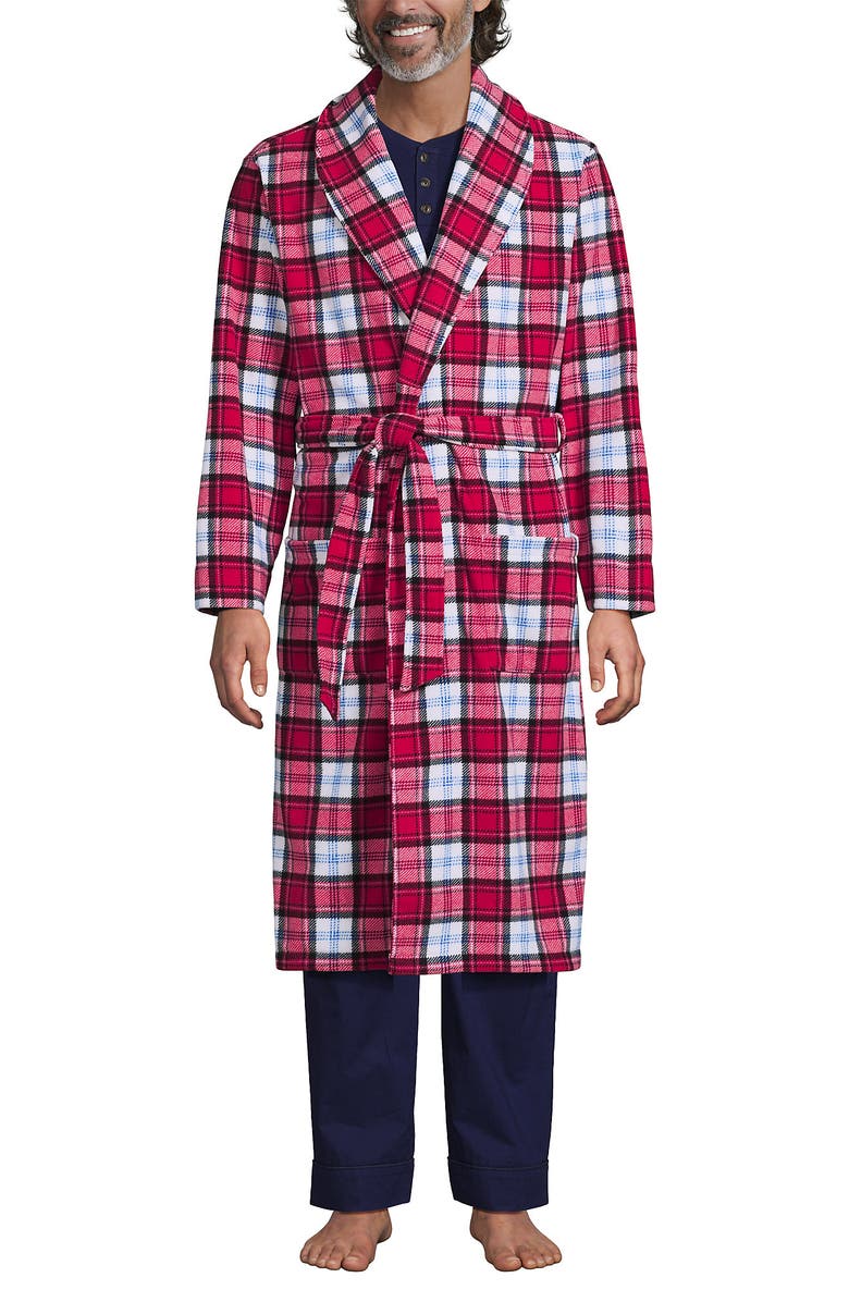 Lands' End Fleece Robe, Main, color,