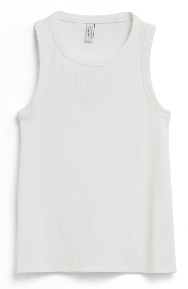 & Other Stories Tilde Rib Tank, Main, color, White Light