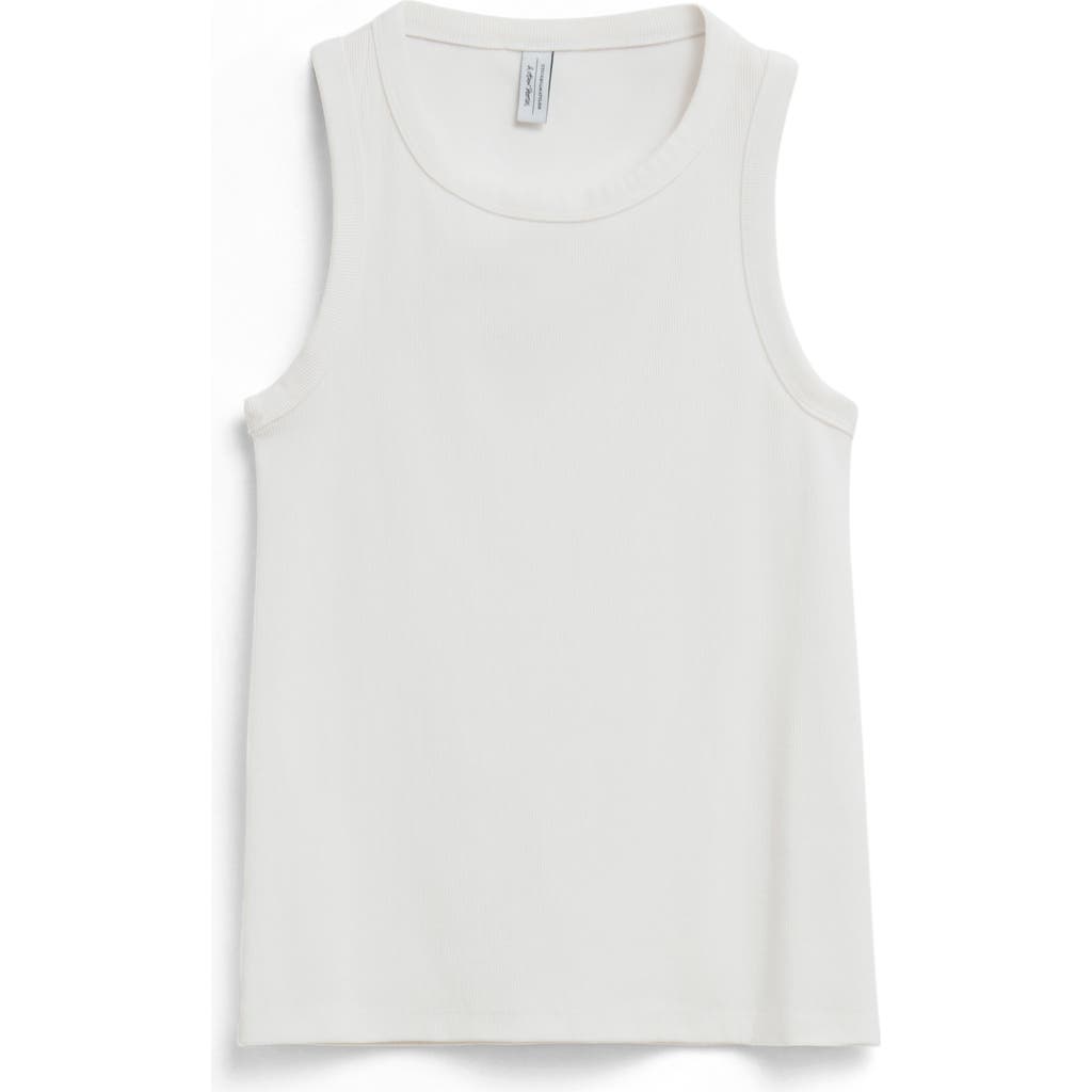 & Other Stories Tilde Rib Tank In White
