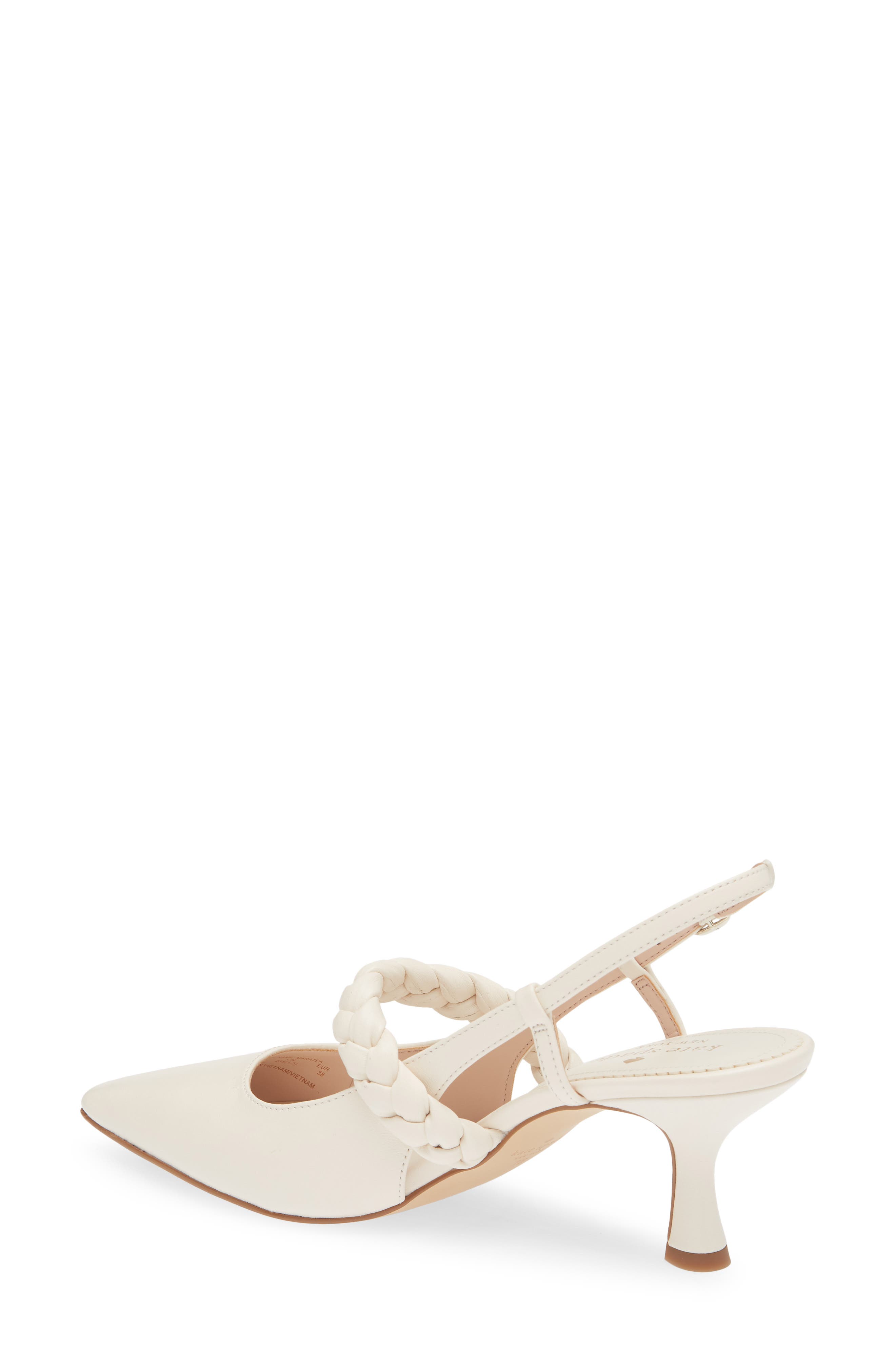 maratea slingback pump, Alternate, color, PARCHMENT