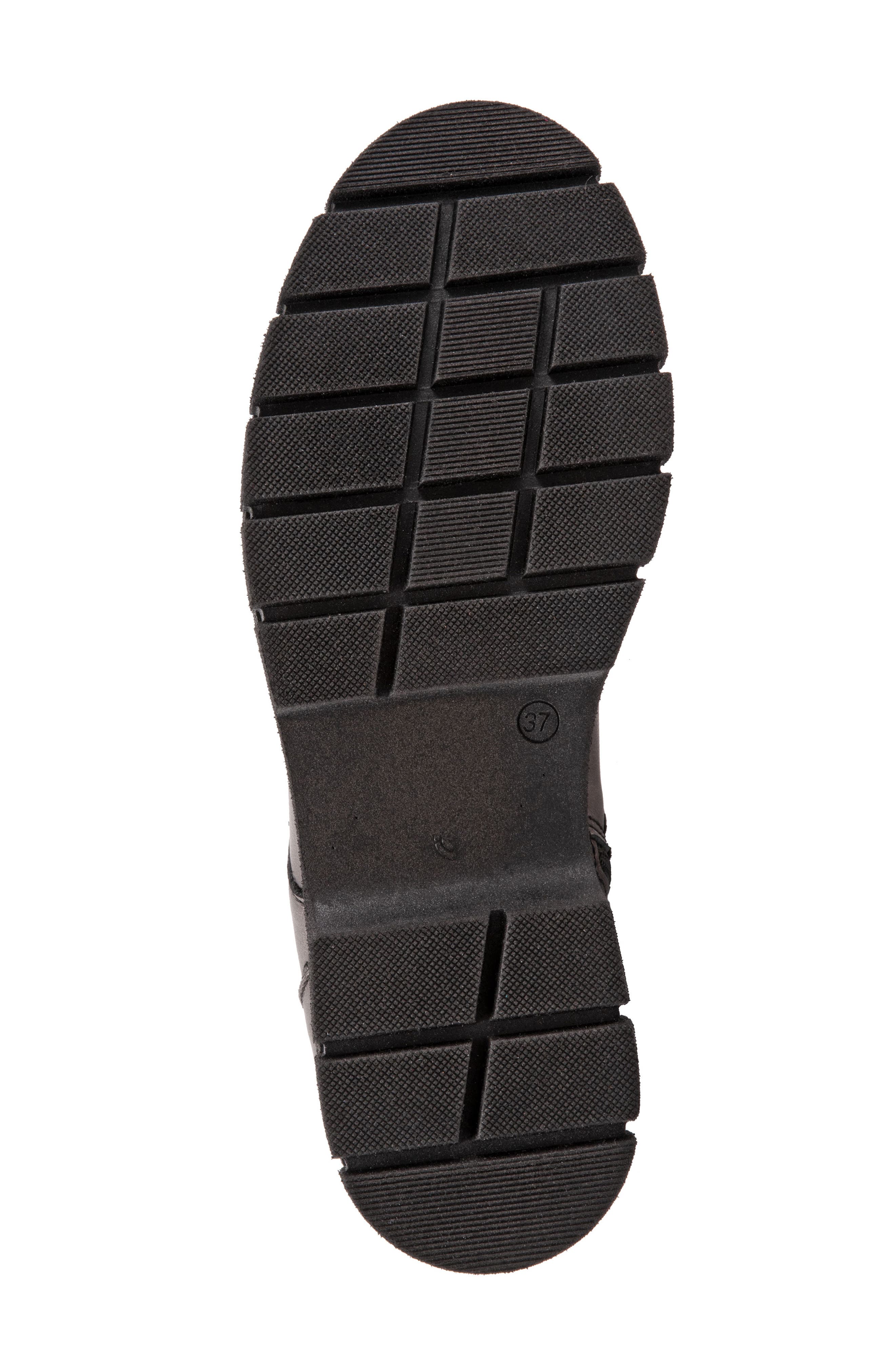 Bueno Rage Lace-Up Combat Boot, Alternate, color, Steel Metallic Leather