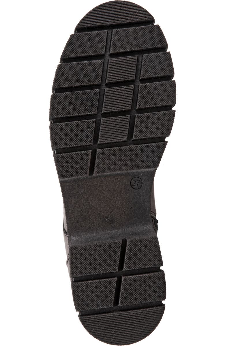 Bueno Rage Lace-Up Combat Boot, Alternate, color, Steel Metallic Leather