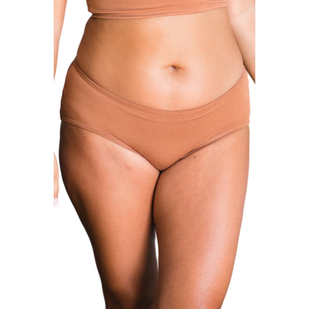 Proclaim Mid-rise Ultra Soft Sustainable Briefs In Medium Nude