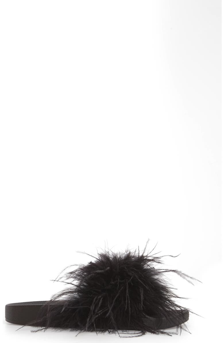 Seychelles In Your Cap Feather Slide Sandal, Alternate, color,