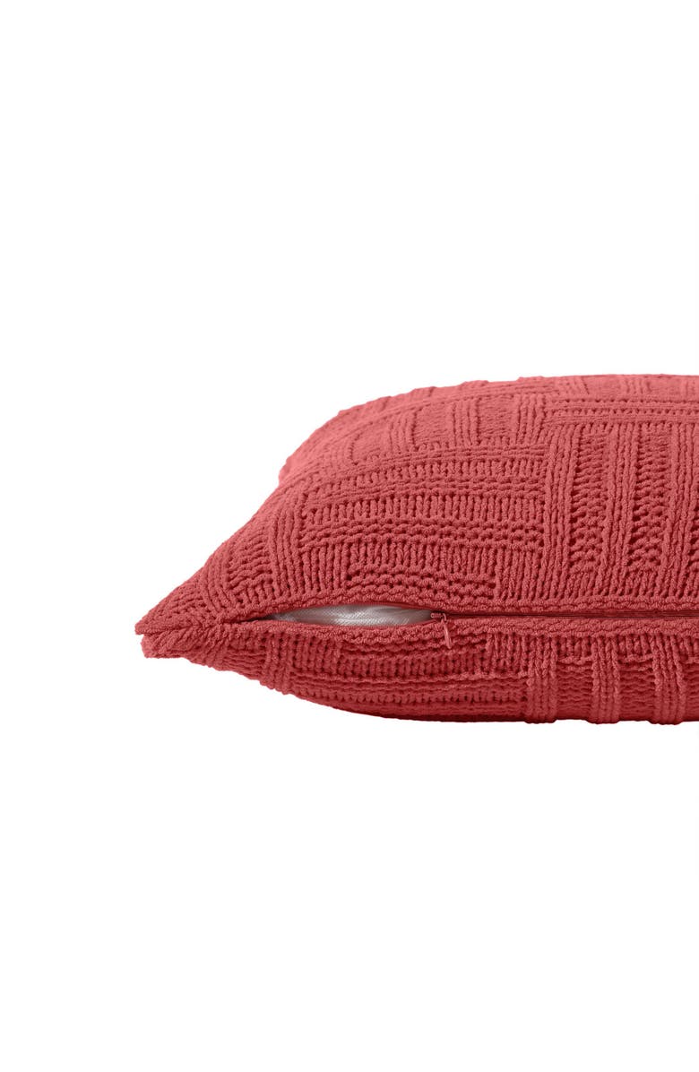 Tommy Bahama Chain Basket Square Throw Pillow, Alternate, color, Dark Orange