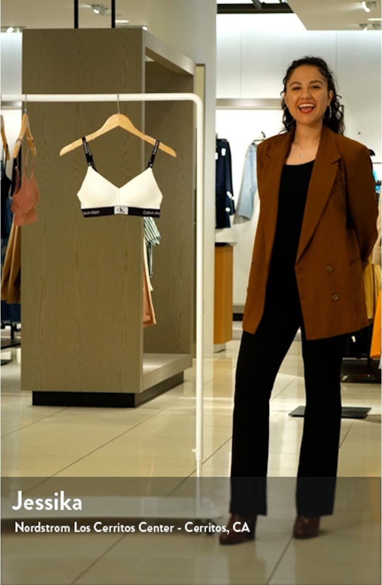 1996 Lightly Lined Stretch Cotton Bralette, sales video thumbnail