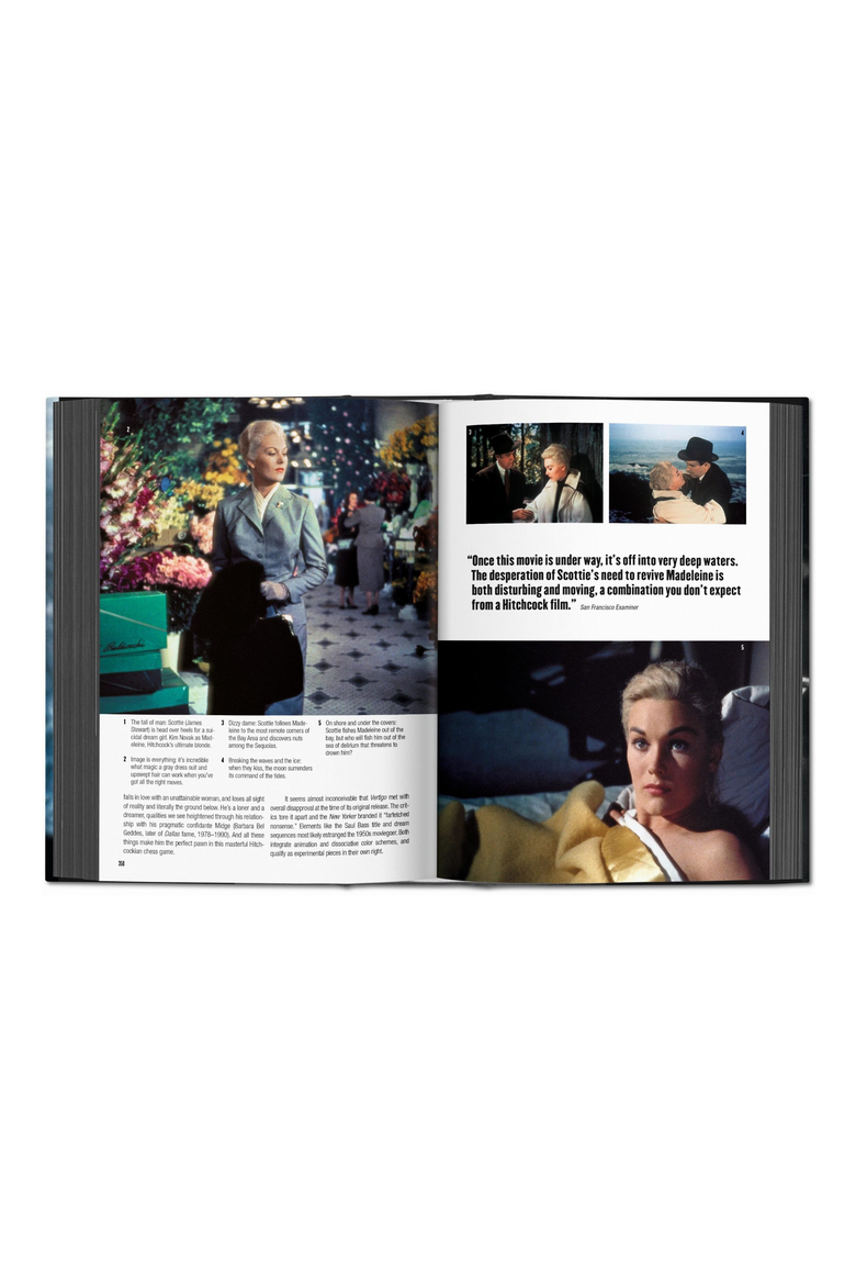100 All Time Favorite Movies of the 20th Century Book, Alternate, color, Dark Blue / Black