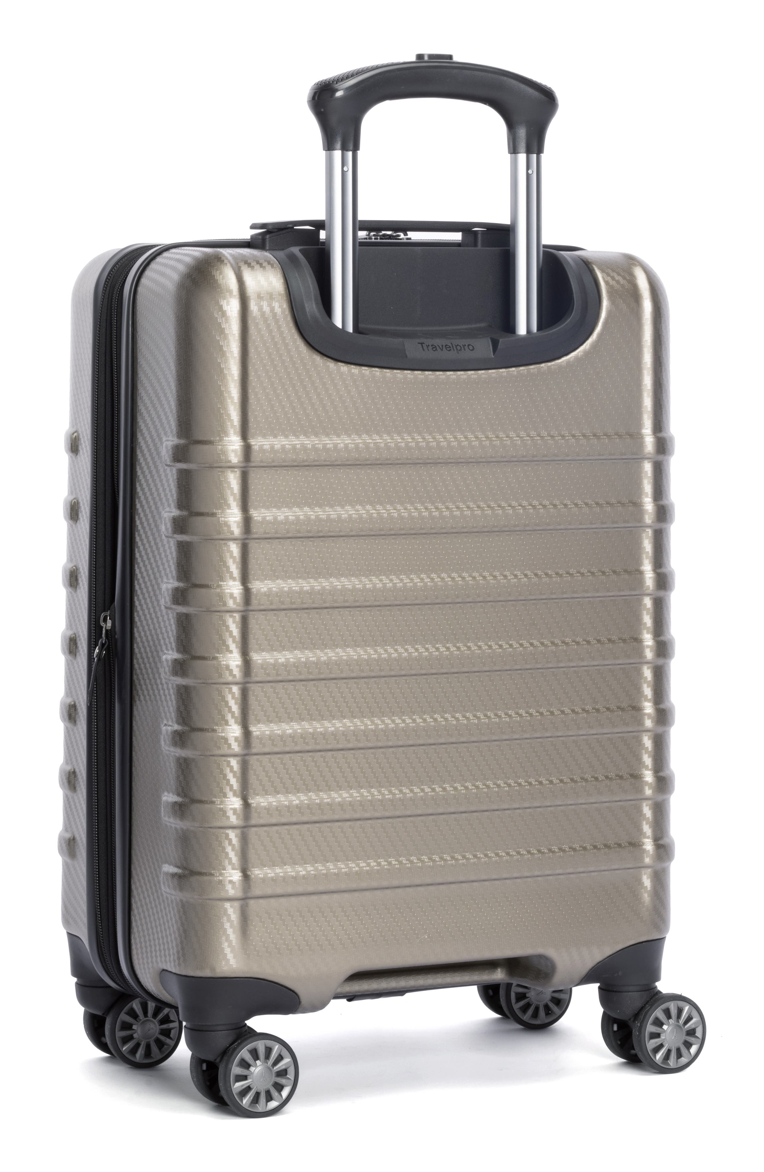 TRAVELPRO Rollmaster<sup>™</sup> Lite 2 20-Inch Hardside Carry-On Luggage, Alternate, color, Gold Carbon Fiber