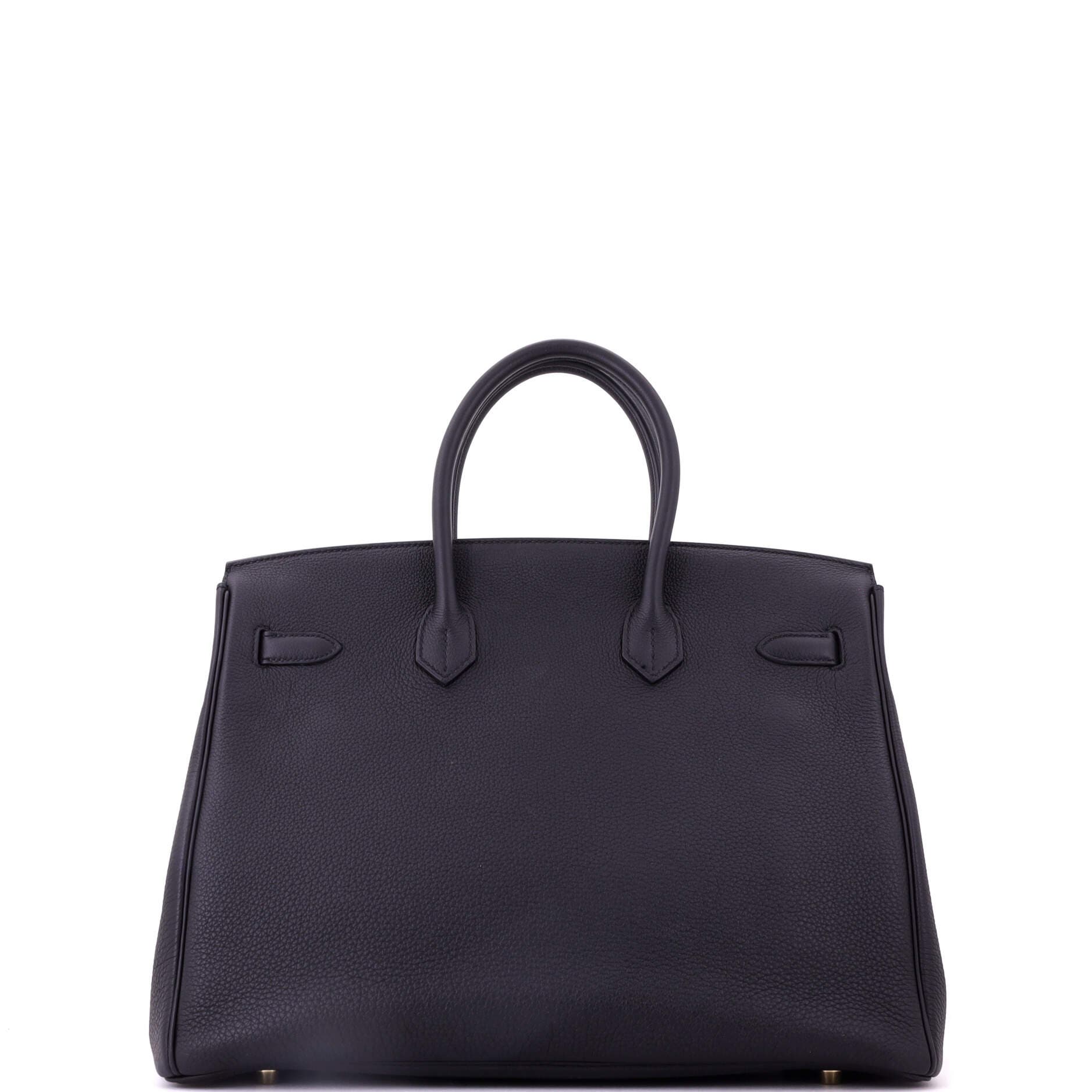 Birkin Handbag Black Togo with Gold Hardware 35, Alternate, color, Black