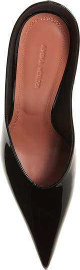 サンダル・ミュール AMINA MUADDI ANOK MULE SANDALS IN PATENT LEATHER Anok Mule 105 White Patent