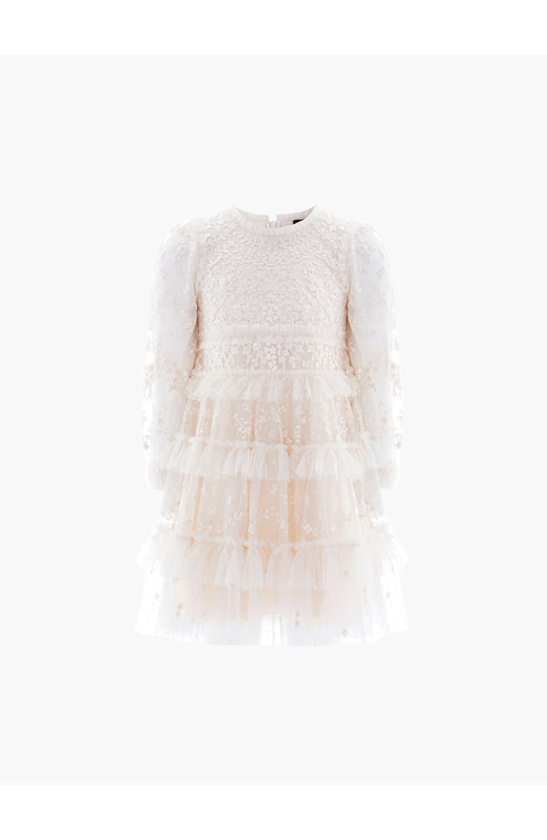 Needle & Thread Blossom Lace Kids Dress, Alternate, color, Cream