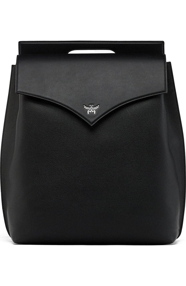 MCM Diamond Backpack in Embossed Leather, Alternate, color,