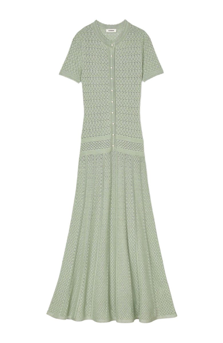 SANDRO Knit maxi dress, Main, color,