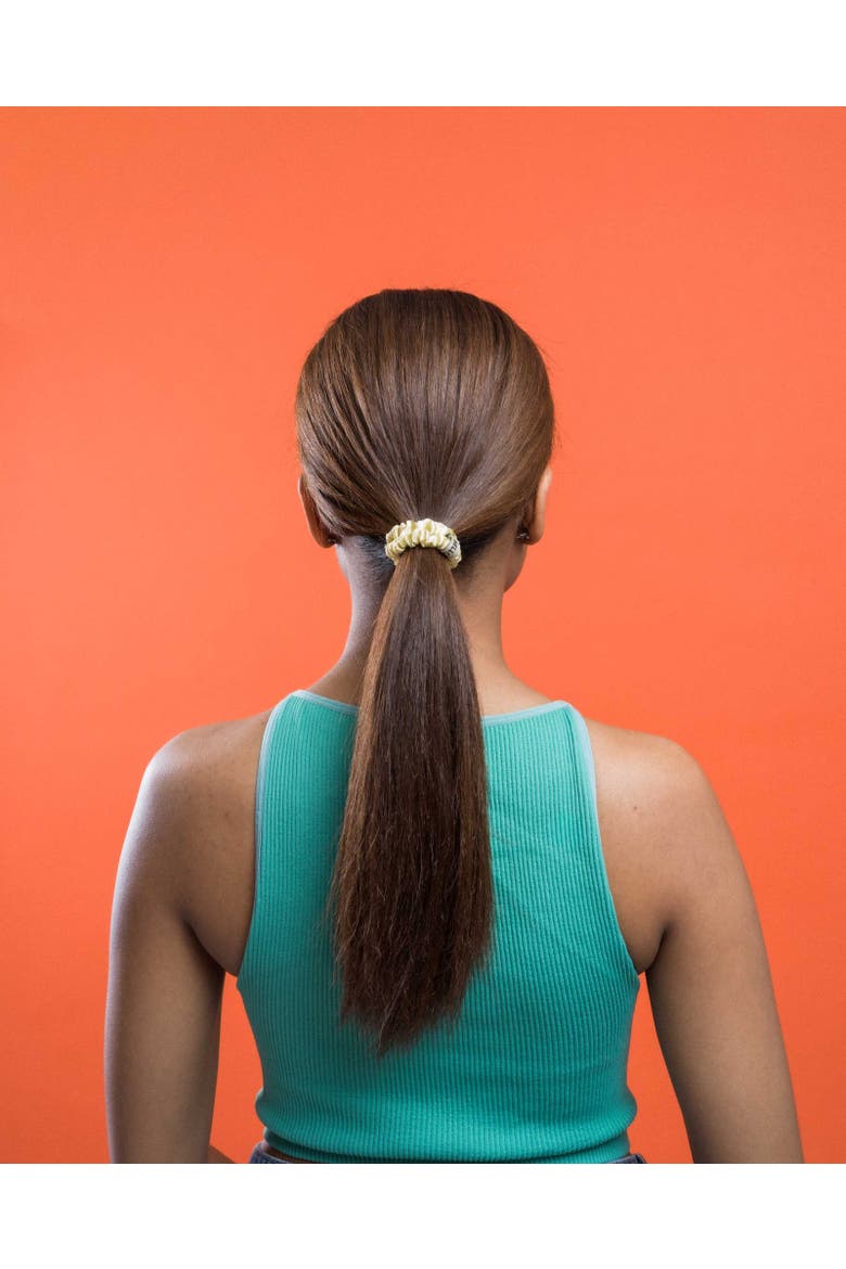 Cabana Skinny Silk Scrunchies, Alternate, color, Cabana