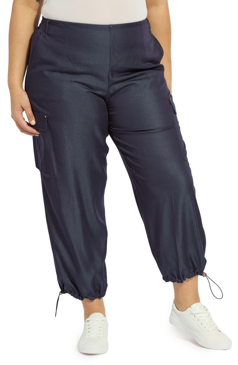 Lysse Monique Tailored Cargo Pants, Main, color, Solid Indigo
