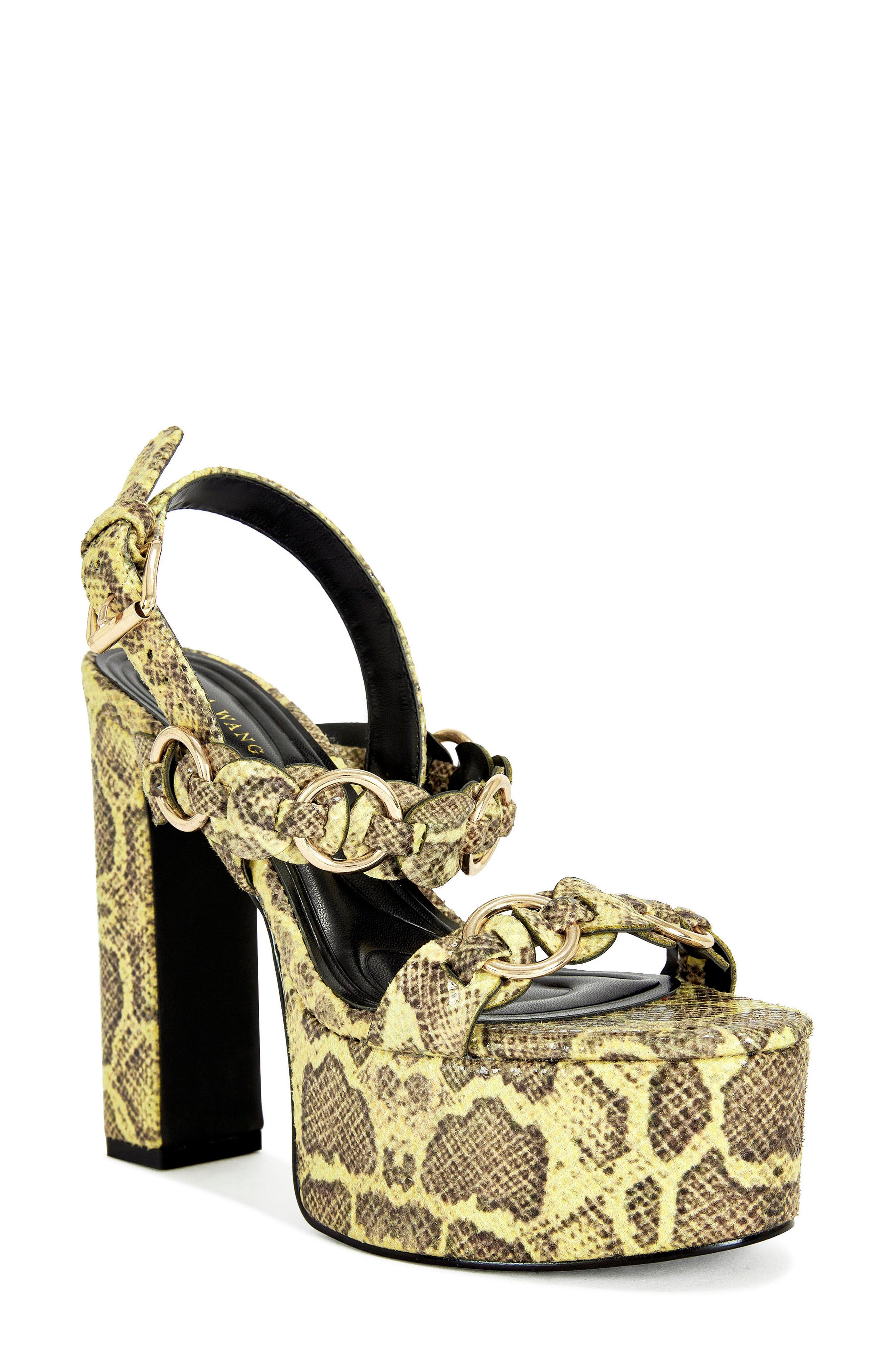 AZALEA WANG Tarynn Slingback Platform Sandal, Main, color, 