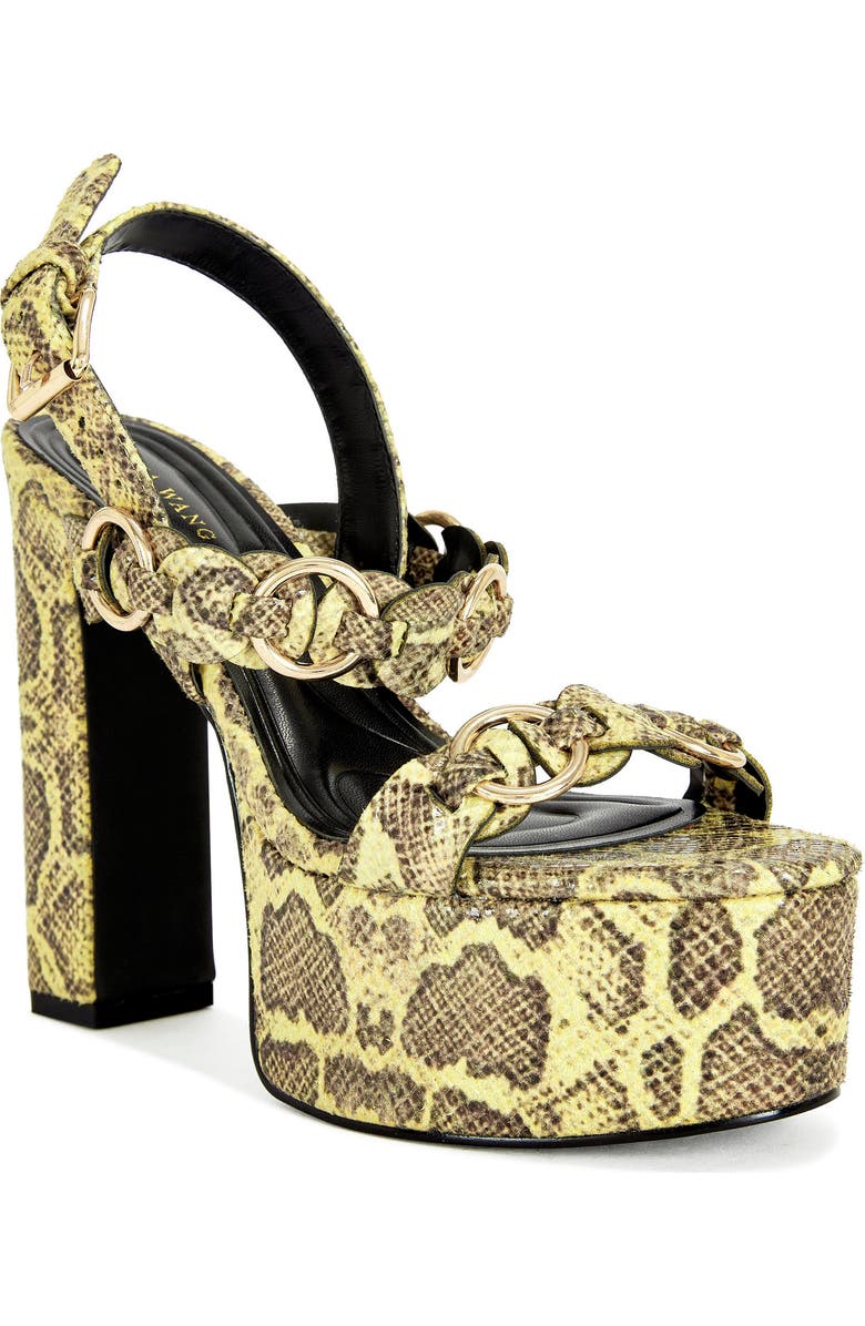 AZALEA WANG Tarynn Slingback Platform Sandal, Main, color,