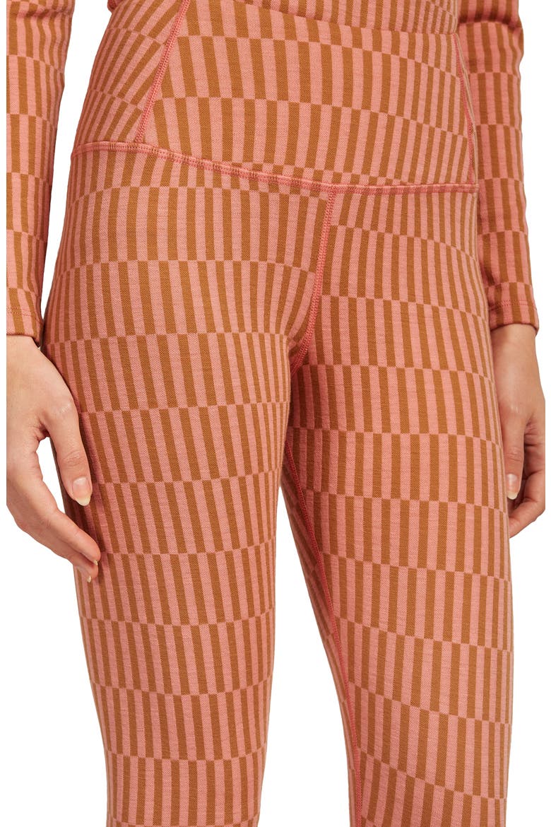 Merino Wool 260 Vertex Leggings, Alternate, color, TRAIL/ ACID PINK/ J