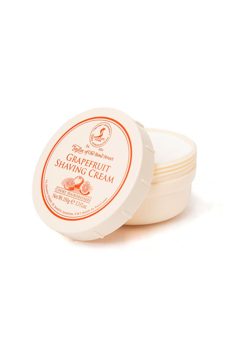 Grapefruit Shaving Cream Bowl, Alternate, color, White