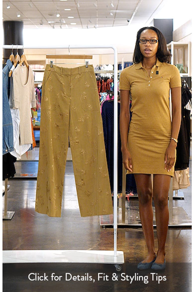 Cole Floral Jacquard Wide Leg Pants video
