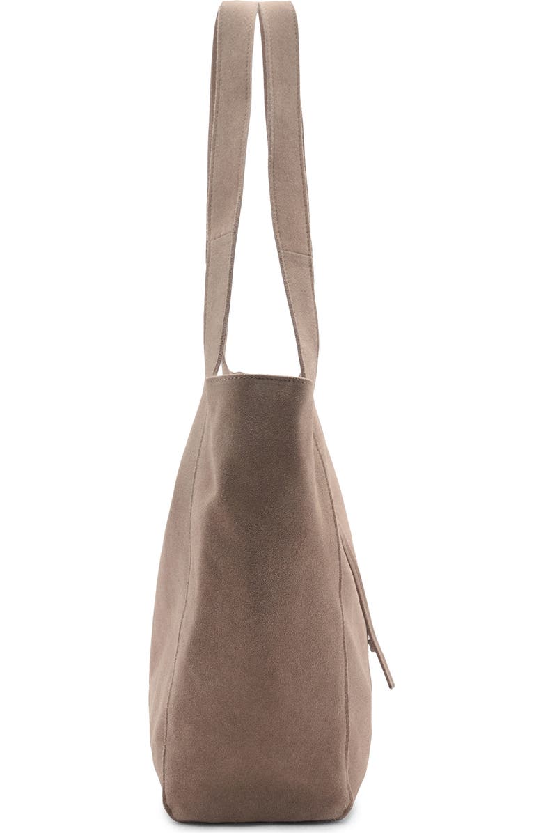 MANGO Suede Shopper, Alternate, color,