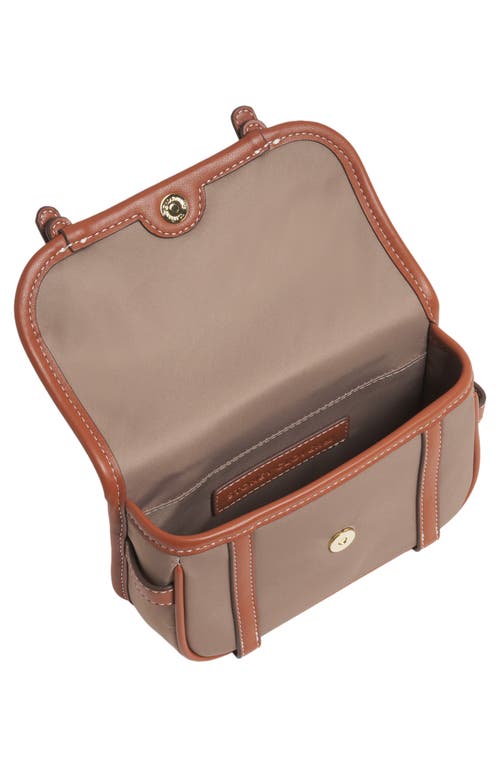 Stoney Clover Lane Convertible Nylon Saddle Bag In Brown
