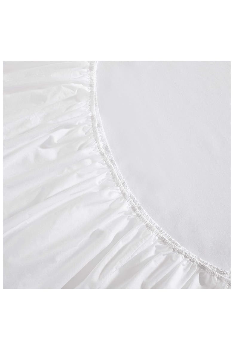 Essentials Cotton Fitted Sheet, Alternate, color, WHITE