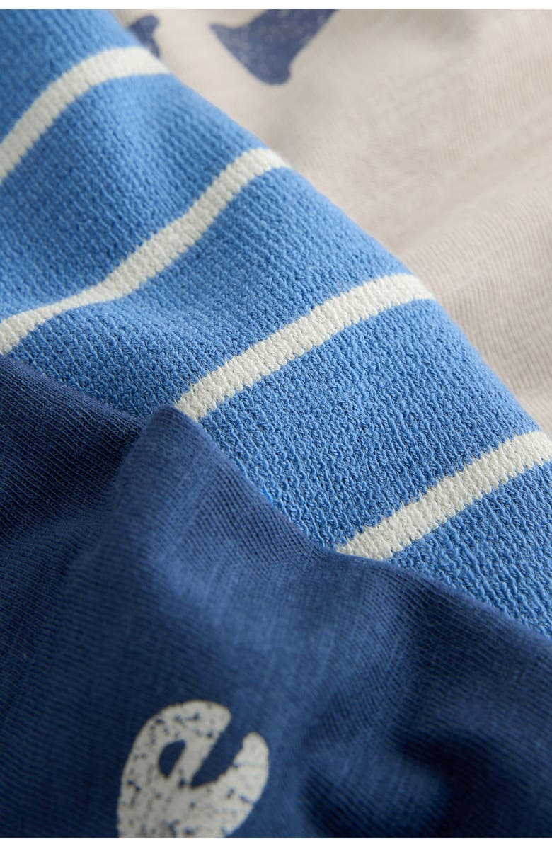 NEXT Kids' Assorted 3-Pack Cotton T-Shirts, Alternate, color, Blue