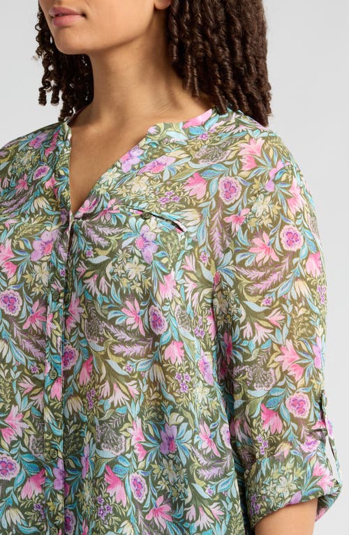 KUT FROM THE KLOTH KUT FROM THE KLOTH JASMINE ROLL SLEEVE TOP 