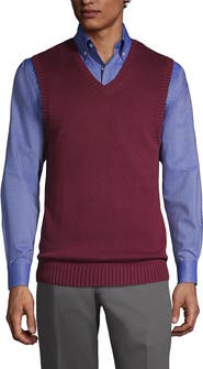 Lands' End School Uniform  Cotton Modal Sweater Vest