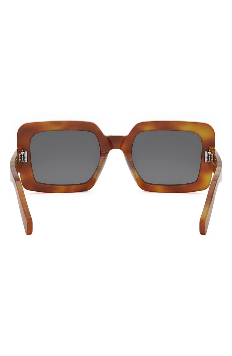 CELINE Triomphe 56mm Square Sunglasses, Alternate, color, Havo/Smk