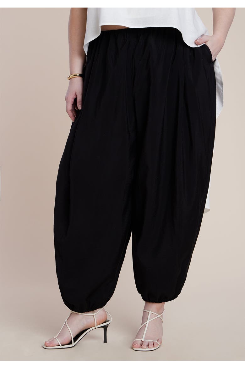 Dramatic Balloon Pants, Alternate, color, BLACK ONYX