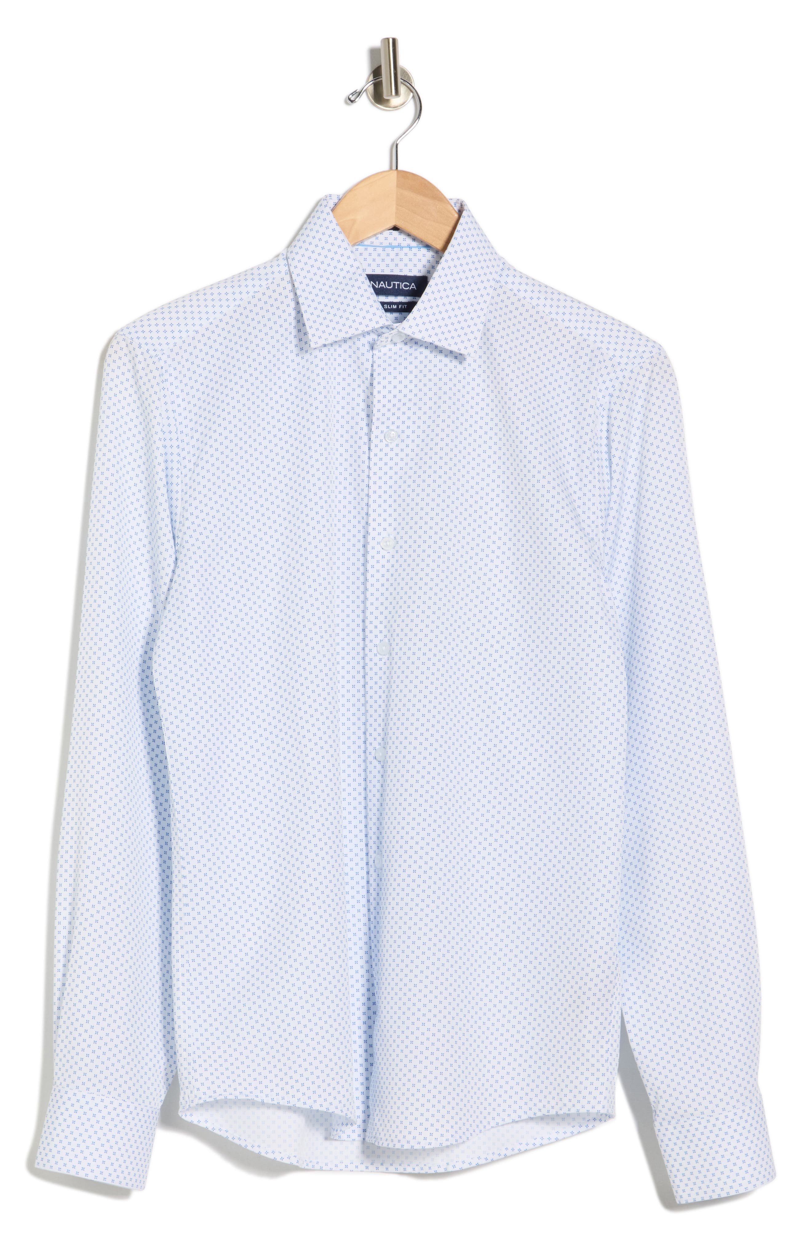 Nautica Geo Print Dress Shirt