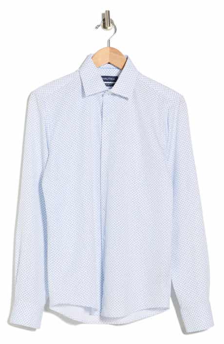 Nautica Geo Print Dress Shirt