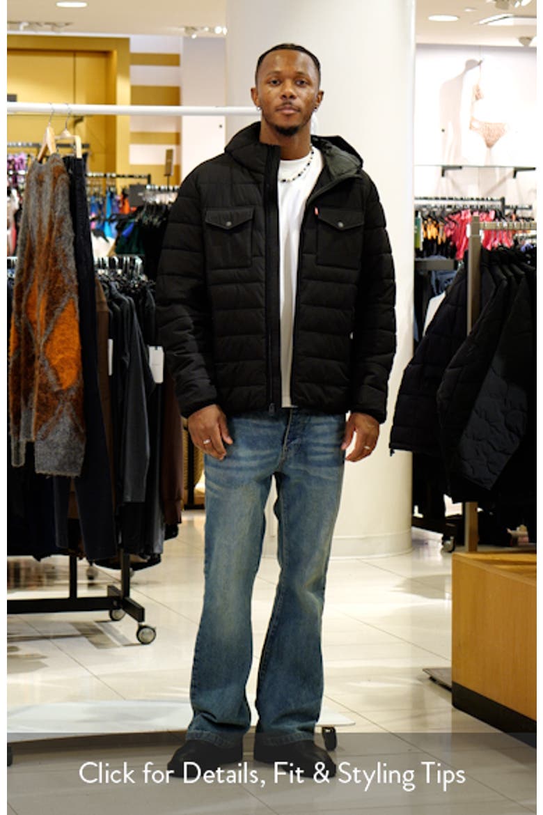 Stretch Hooded Puffer Jacket video
